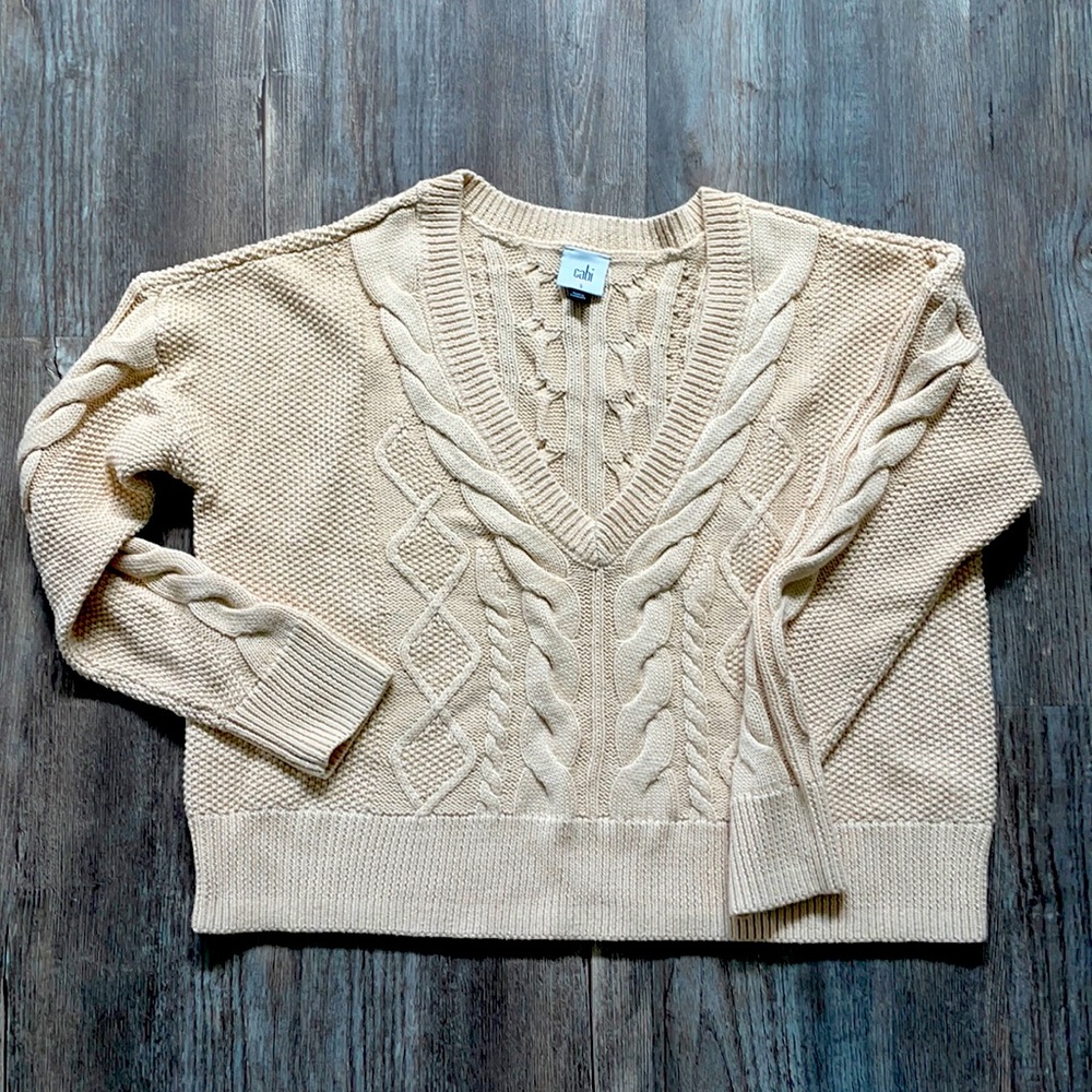 cabi cropped sweater NWOT